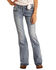 Image #2 - Rock & Roll Denim Girls' Striped Trouser Jeans, , hi-res