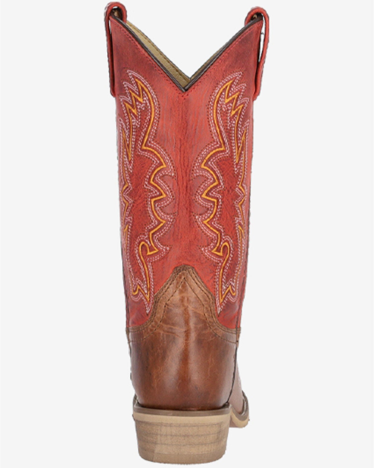 Image #4 - Smoky Mountain Little Boys' Wichita Western Boots - Square Toe, Red, hi-res