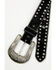 Shyanne Girls' Lace & Studs Western Belt, Black, hi-res