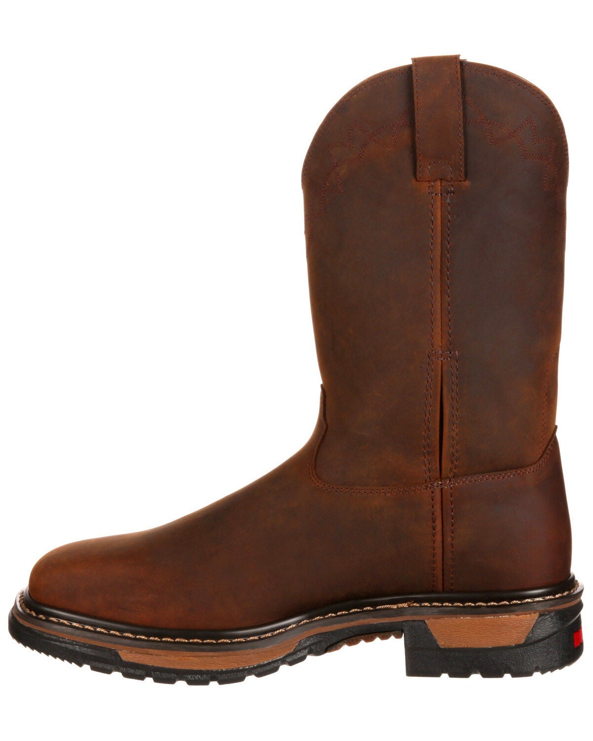 rocky square toe cowboy boots