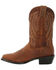 Durango Men's Westward Western Boots - Broad Square Toe, Cognac, hi-res