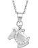 Image #1 - Montana Silversmiths Women's Horsing Around Charm Necklace, Silver, hi-res