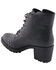 Milwaukee Leather Women's Studded Rocker Boots - Round Toe, Dark Grey, hi-res