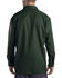 Image #2 - Dickies Men's Solid Twill Button Down Long Sleeve Work Shirt, Hunter Green, hi-res