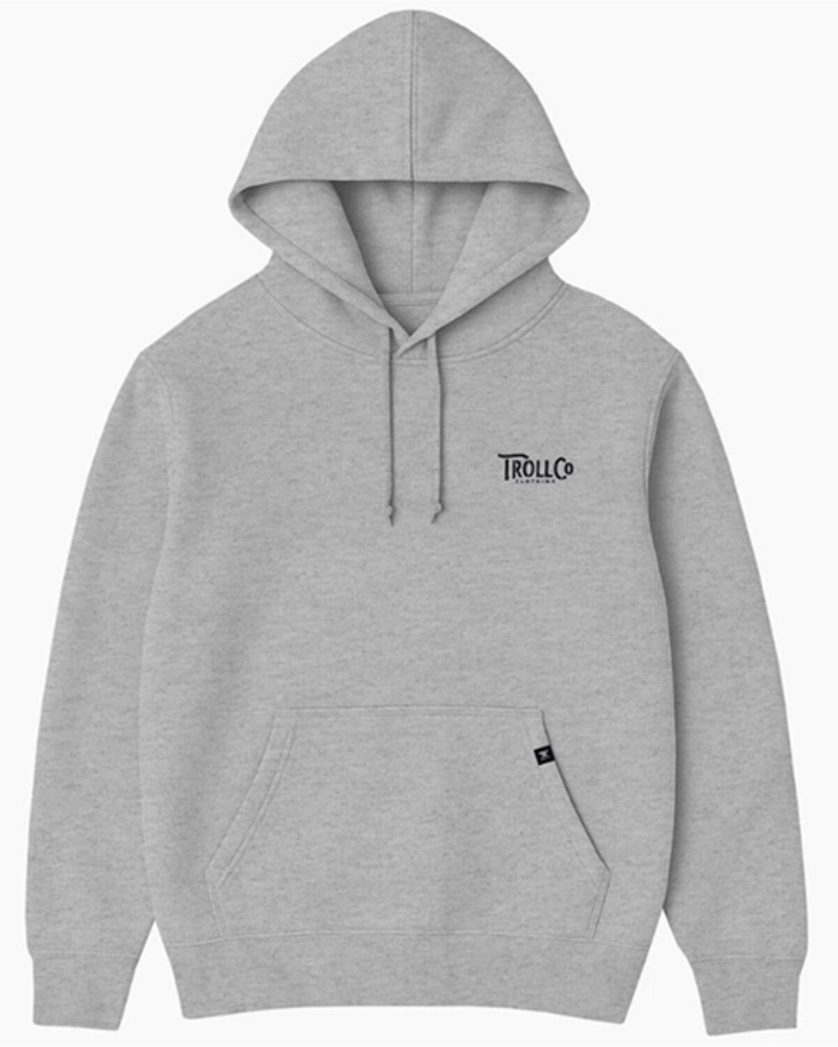 Image #2 - Troll Co Men's Headstrong Hooded Sweatshirt, Heather Grey, hi-res