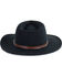 Image #3 - Cody James® Men's Durango Crush Wool Hat, Black, hi-res