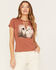 Image #1 - Shyanne Women's Painted Mountain Graphic Tee, , hi-res