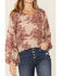 Image #2 - Revel Women's Floral Long Sleeve Peasant Top, , hi-res