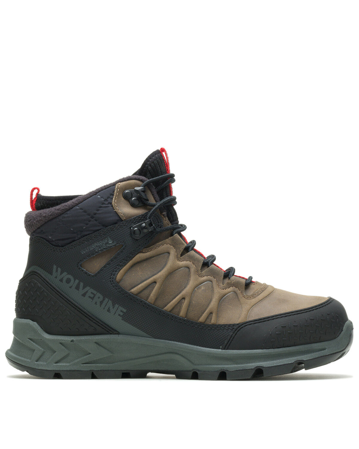 Image #2 - Wolverine Men's Polar Range Work Boots - Soft Toe, Grey, hi-res