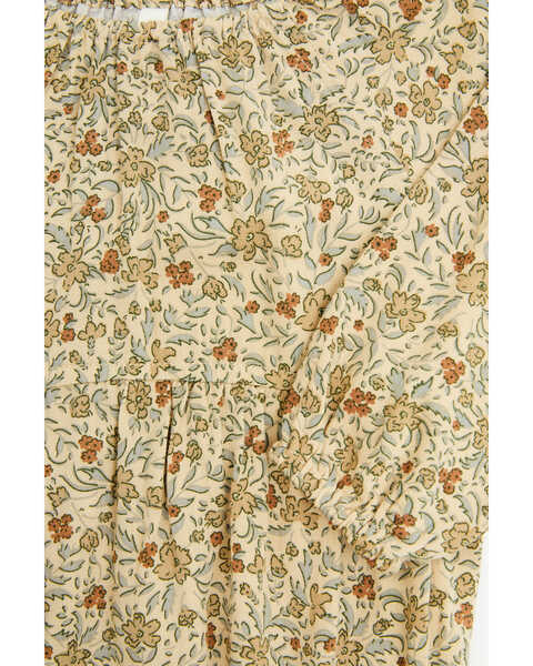 Image #2 - Rylee & Cru Infant Girls' Golden Garden Print Long Sleeve Onesie , Cream, hi-res