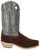 Image #2 - Smoky Mountain Men's Santa Fe Performance Western Boots - Square Toe, Dark Brown, hi-res