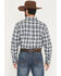 Image #4 - Cody James Men's Tennessee Trail Plaid Print Long Sleeve Button-Down Stretch Western Shirt - Big, Blue, hi-res