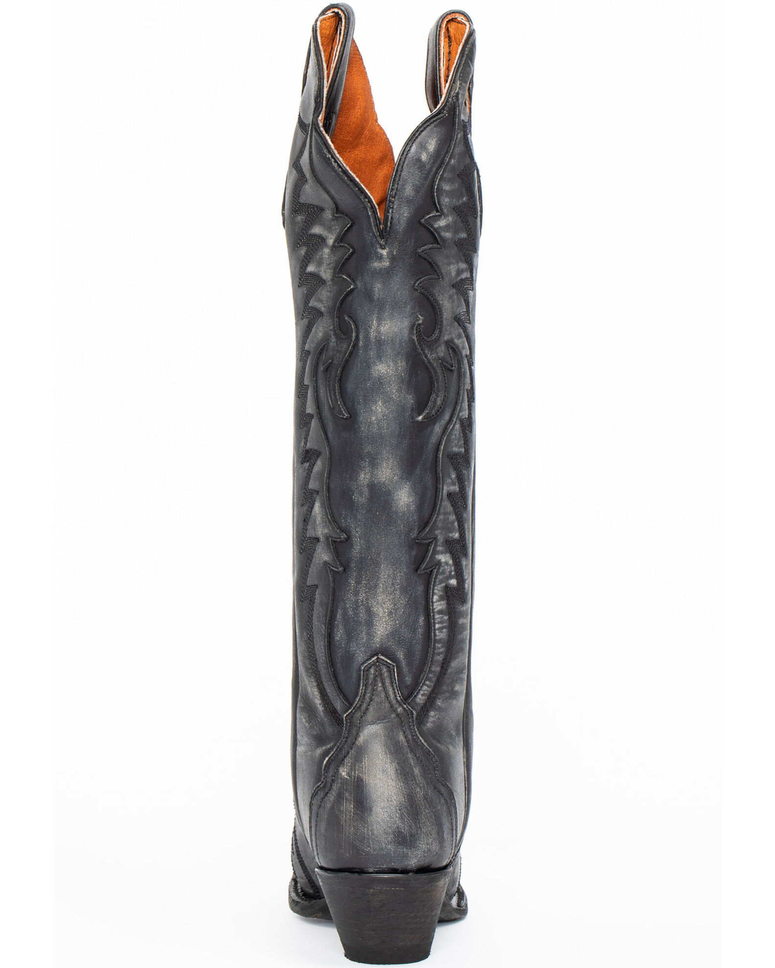 Image #5 - Dan Post Women's Hallie Western Boots - Snip Toe, Black, hi-res