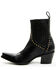 Image #3 - Old Gringo Women's Loren Western Booties - Snip Toe, Black, hi-res