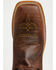 Image #6 - Justin Men's Bent Rail Nash Western Boots - Broad Square Toe, Brown, hi-res