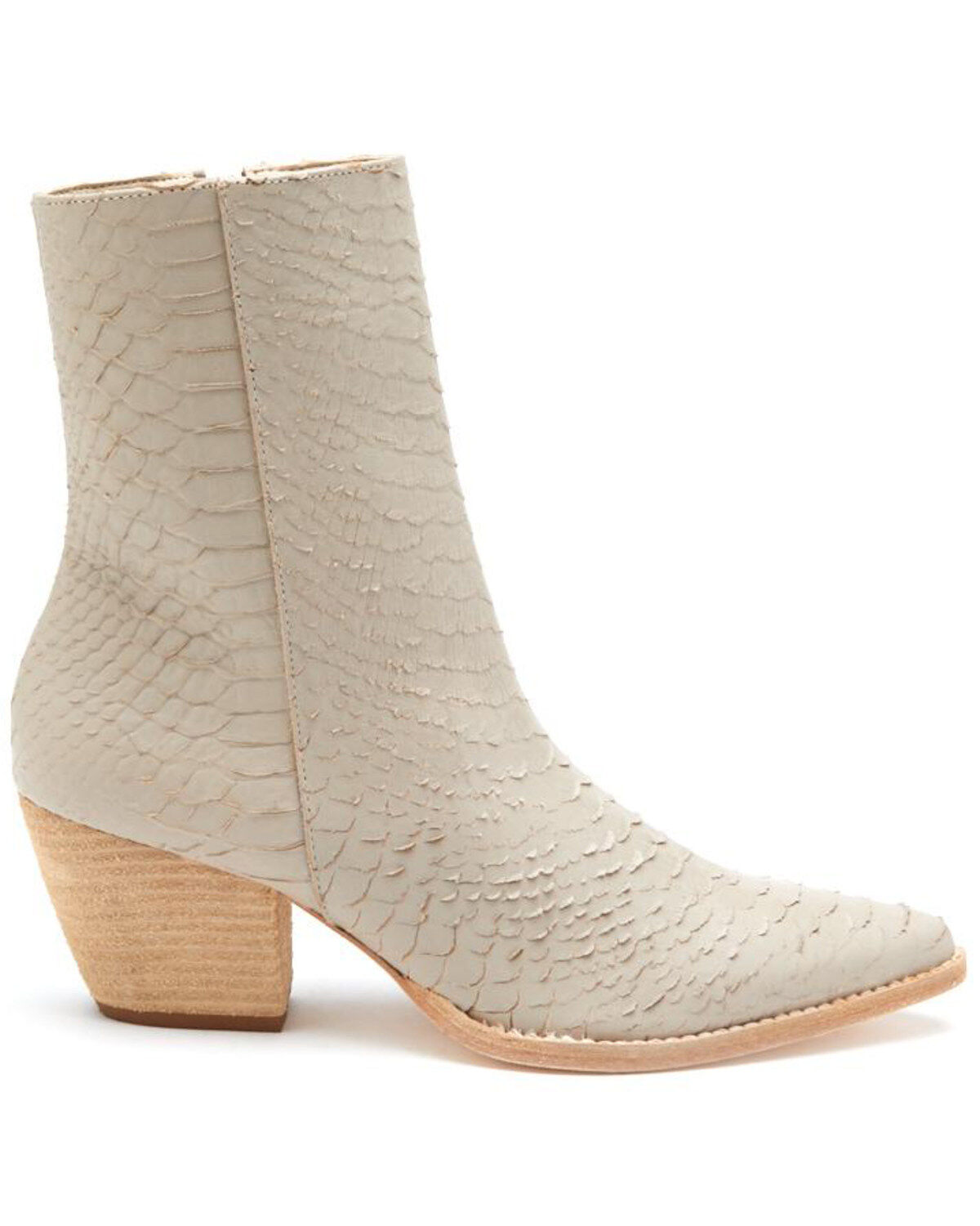 Image #2 - Matisse Women's Caty Snake Print Fashion Booties - Round Toe, Ivory, hi-res