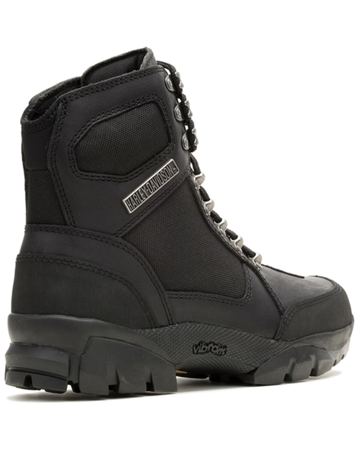 Image #2 - Harley Davidson Men's Karlson Motorcycle Boots - Round Toe, Black, hi-res