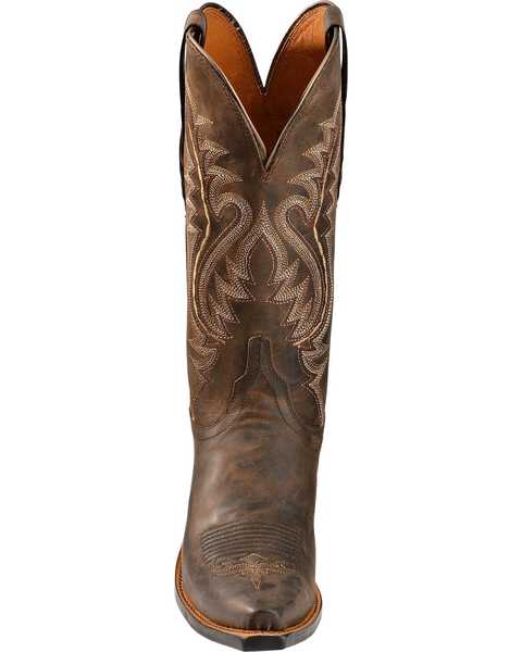 Image #4 - Lucchese Women's Handmade 1883 Madras Goat Cowgirl Boots - Snip Toe, , hi-res