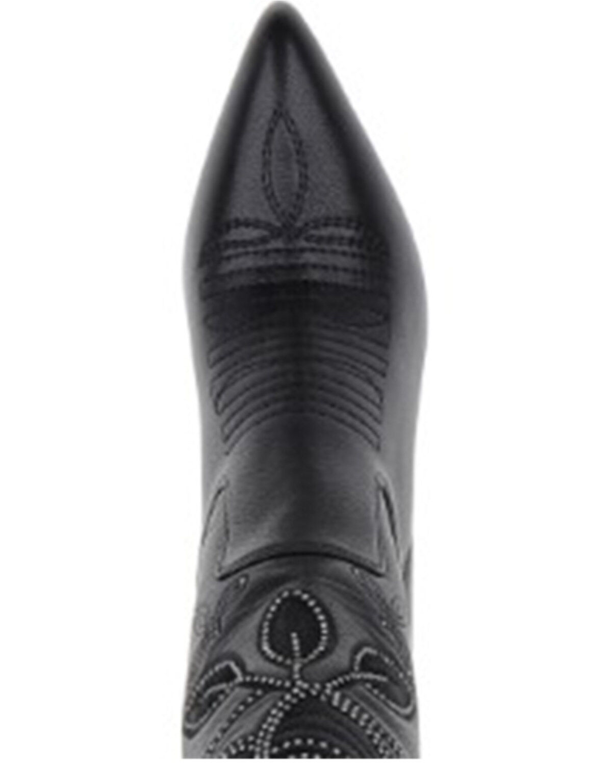 Image #6 - DanielXDiamond Women's Acadia Embroidered Western Boots - Snip Toe, Black, hi-res