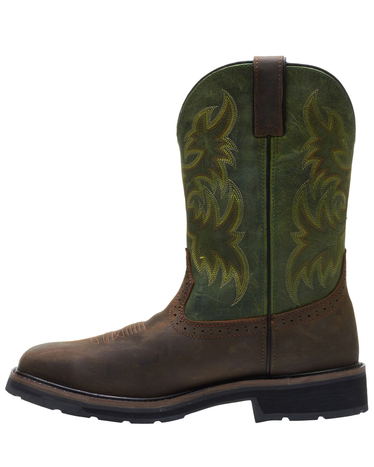 wolverine square toe work boots