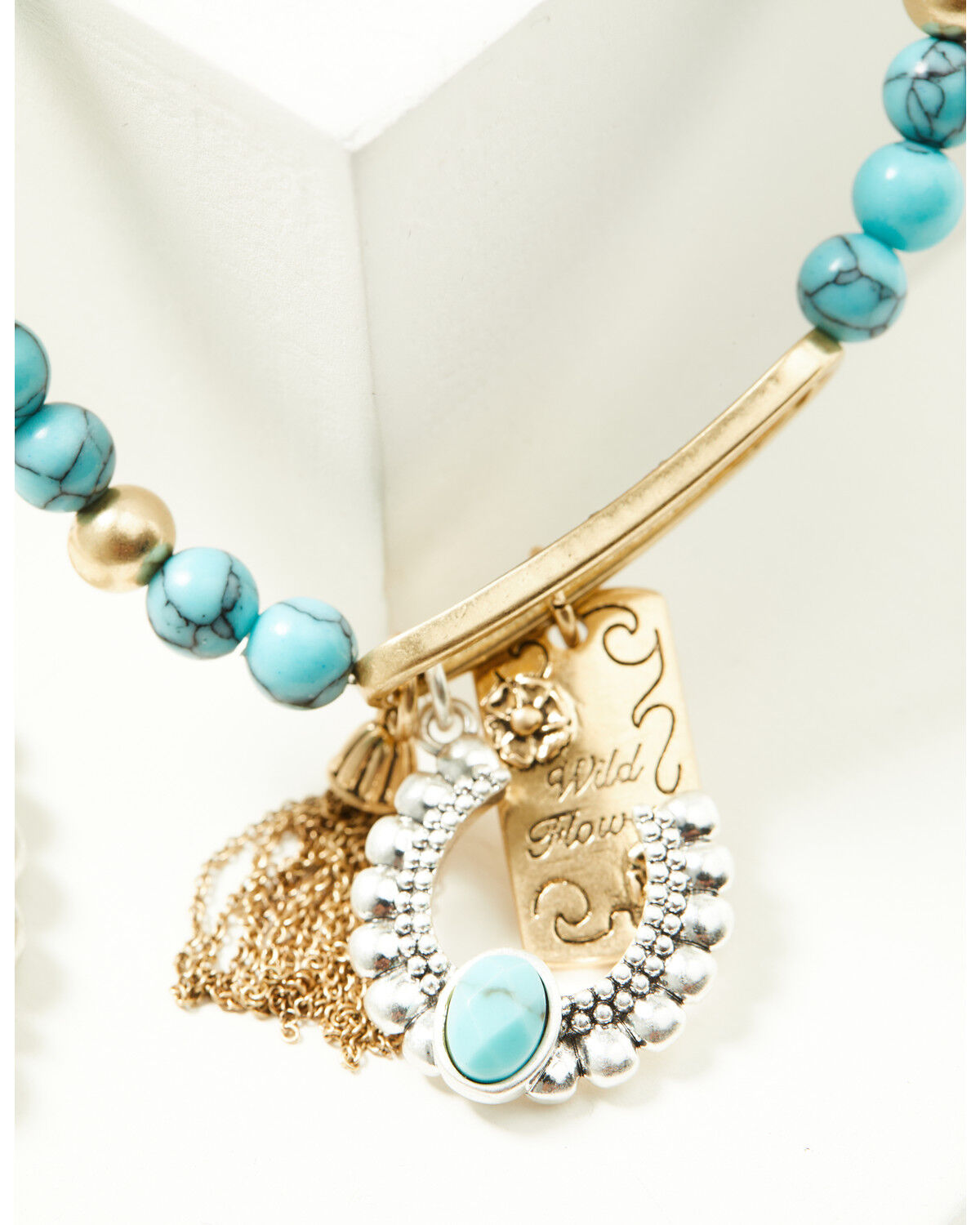 Image #2 - Lainey Wilson Women's Little Bitta Luck Charm Bracelet Set - 3 Piece, Silver, hi-res