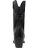 Image #5 - AdTec Women's 11" Laser Eagle Biker Boots, Black, hi-res