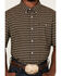 Image #3 - RANK 45® Men's Steer Small Plaid Print Short Sleeve Button-Down Western Shirt, Black, hi-res