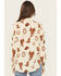 Image #4 - Ariat Women's Homestyle Rodeo Print Long Sleeve Button-Down Western Shirt, Natural, hi-res