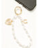 Image #1 - Shyanne Tonal Pearl Horseshoe Charm Phone Wristlet, Gold, hi-res