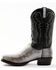 Dan Post Men's Exotic Water Snake Western Boot - Square Toe, Grey, hi-res