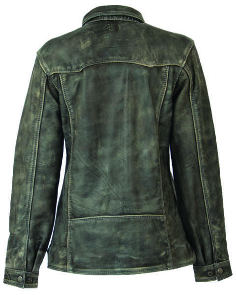 STS Ranchwear Women's Steele Gray Ranch Hand Leather Jacket , Dark Grey, hi-res