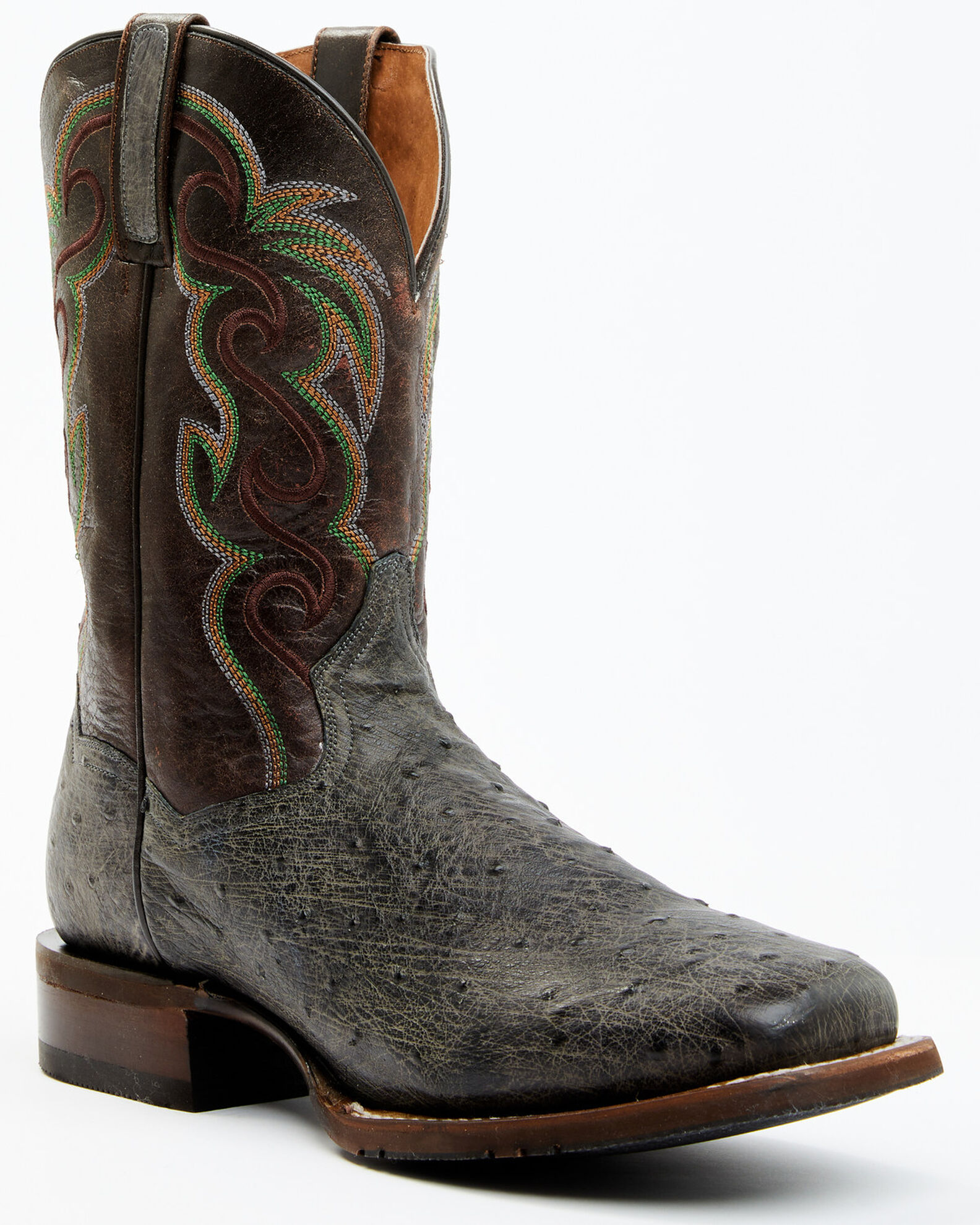 Ostrich quill discount cowboy boots
