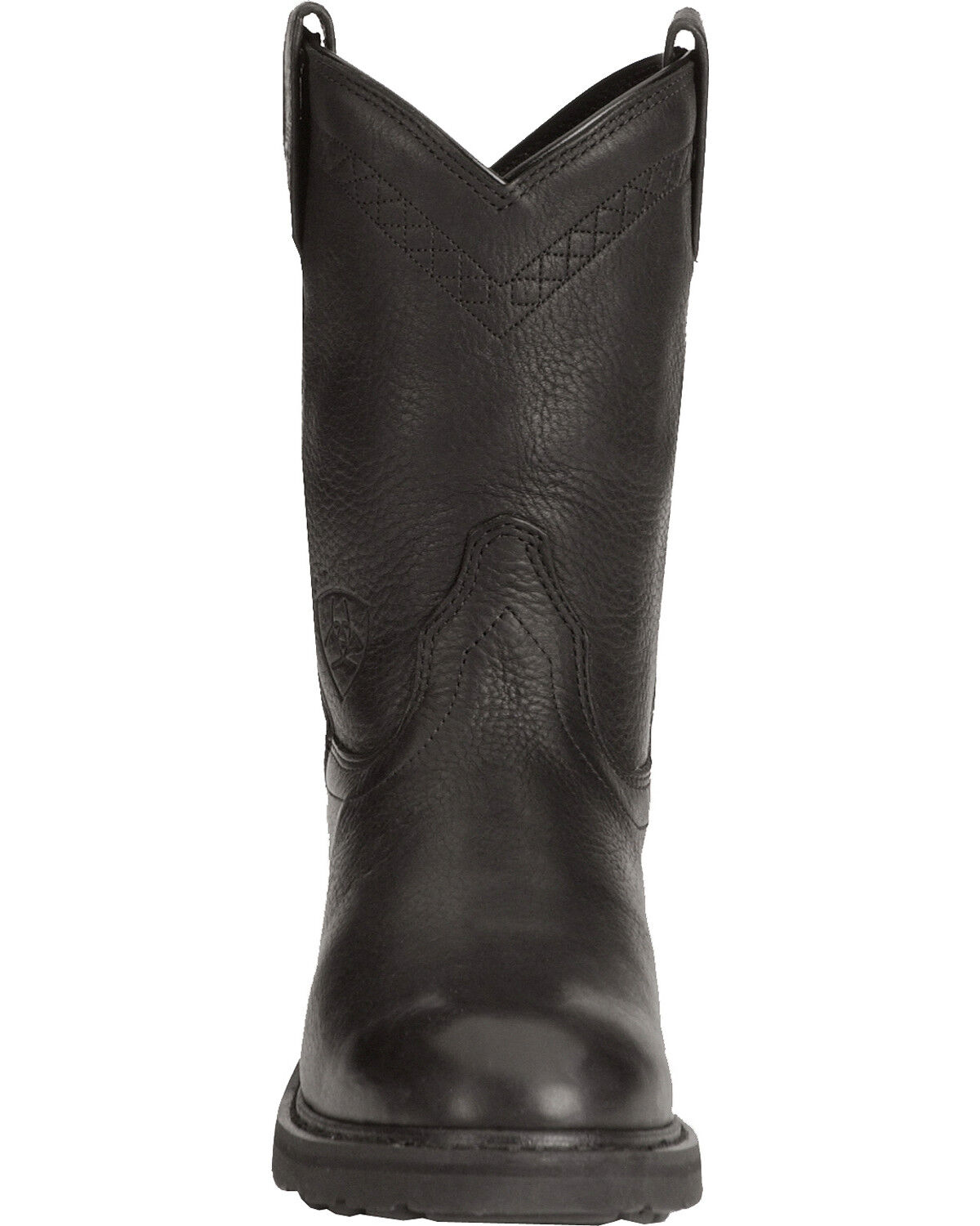Image #4 - Ariat Men's Sierra Western Work Boots - Soft Toe, Black, hi-res