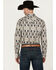 Image #4 - Rock & Roll Denim Men's Southwestern Long Sleeve Pearl Snap Stretch Western Shirt, Sand, hi-res