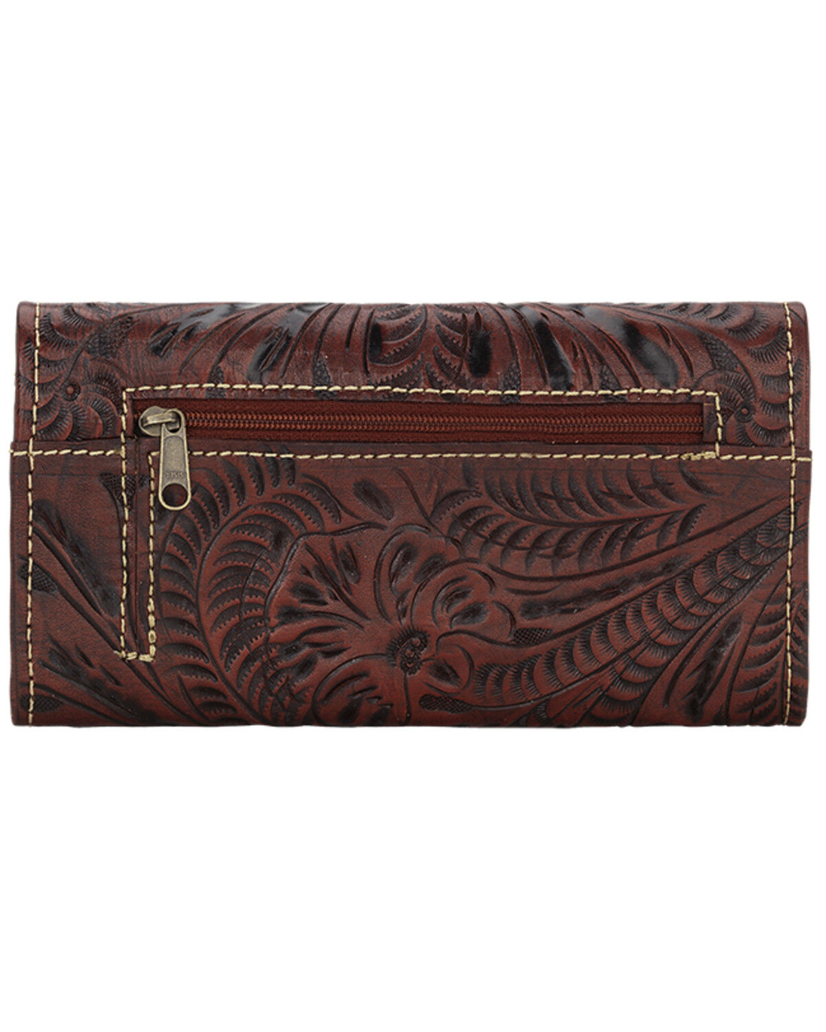 Image #2 - American West Annie's Secret Tri-fold Wallet, Crimson, hi-res