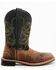 Smoky Mountain Boys' Jesse Bison Leather Print Boot - Square Toe, Brown, hi-res