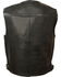Image #3 - Milwaukee Leather Men's Deep Pocket Vest , Black, hi-res
