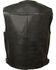 Image #3 - Milwaukee Leather Men's Deep Pocket Vest - Big 4X, Black, hi-res