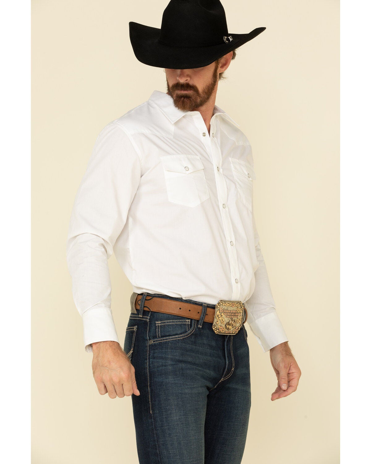Image #3 - Wrangler 20X Men's No.42 Lawton Dark Stretch Vintage Slim Bootcut Jeans, , hi-res