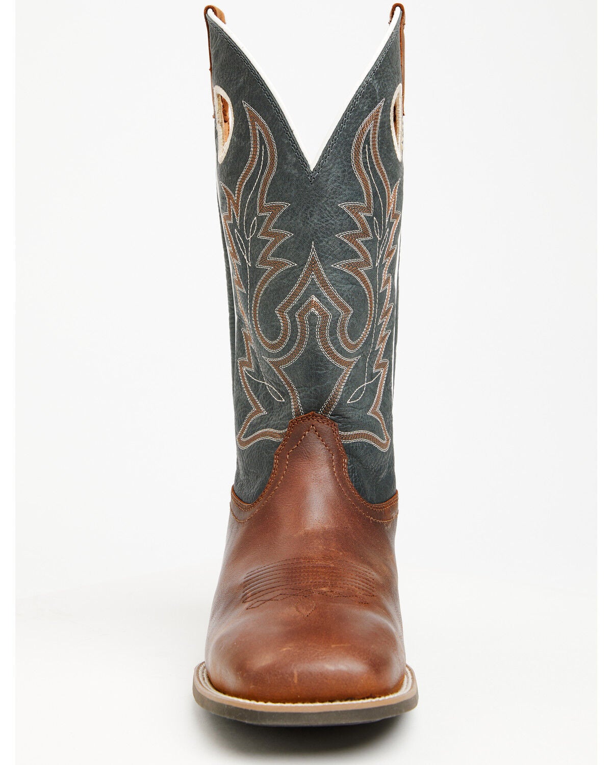 Image #4 - Cody James Men's Montoya Performance Western Boots - Broad Square Toe, Navy, hi-res