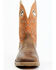 Image #4 - Double H Men's Requiem Pull On Work Roper Boots - Composite Toe, Brown, hi-res
