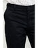 Wrangler Men's Casual Flat Front Western Pants , Black, hi-res