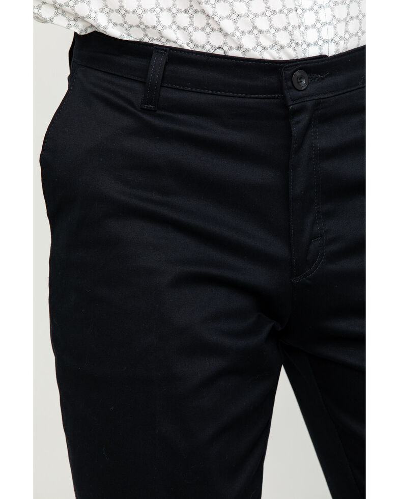 flat front casual pants