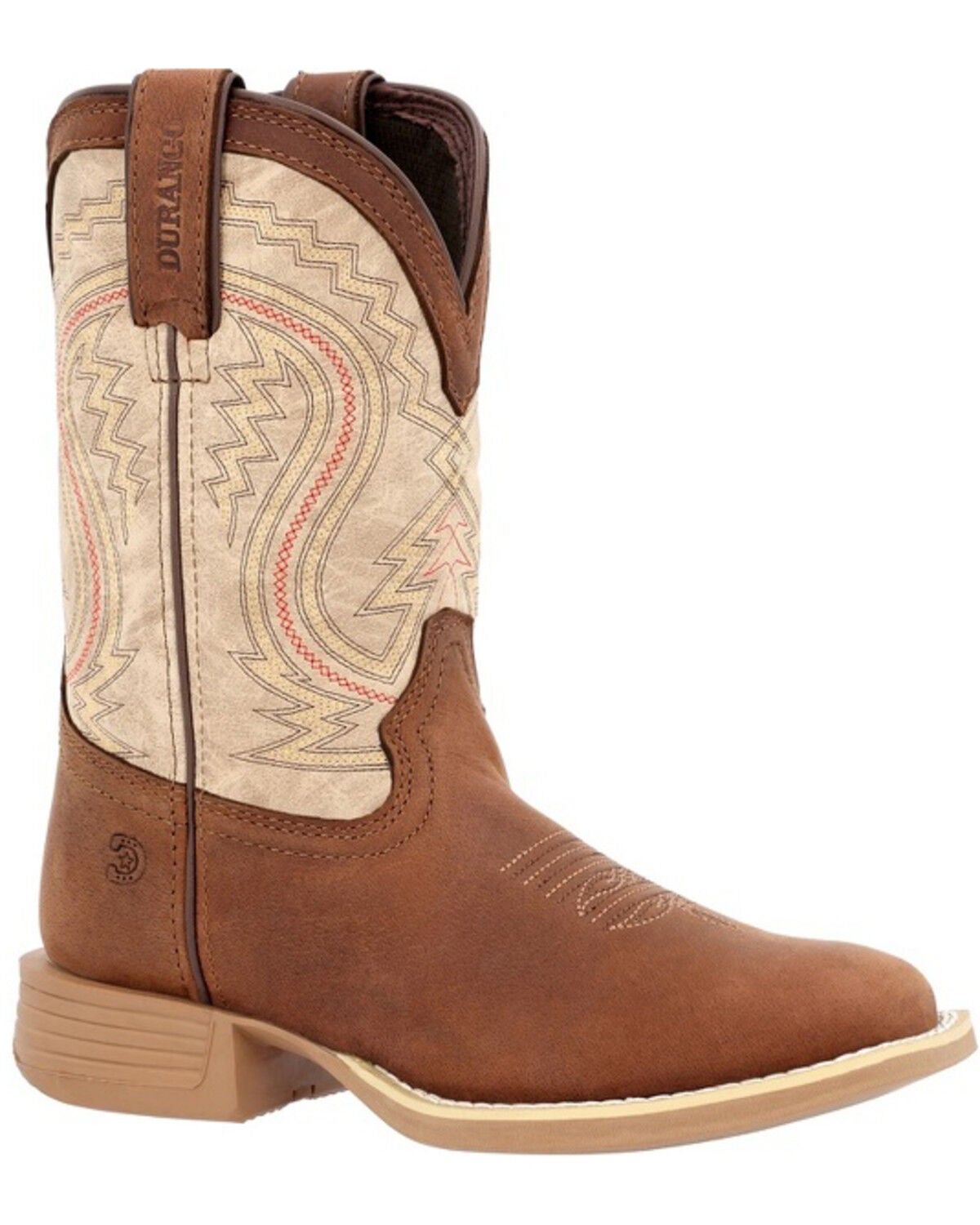 Durango Boys' Lil' Rebel Pro&trade; Western Boots - Broad Square Toe, Coffee, hi-res