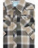 Image #2 - Cowboy Hardware Infant Boys' Hombre Plaid Print Long Sleeve Snap Stretch Onesie, Multi, hi-res