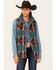 Image #1 - Outback Trading Co Women's Southwestern Print Stockard Vest, Burgundy, hi-res