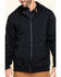 Hawx Men's FR Zip Up Fleece Hooded Work Hoodie , Black, hi-res