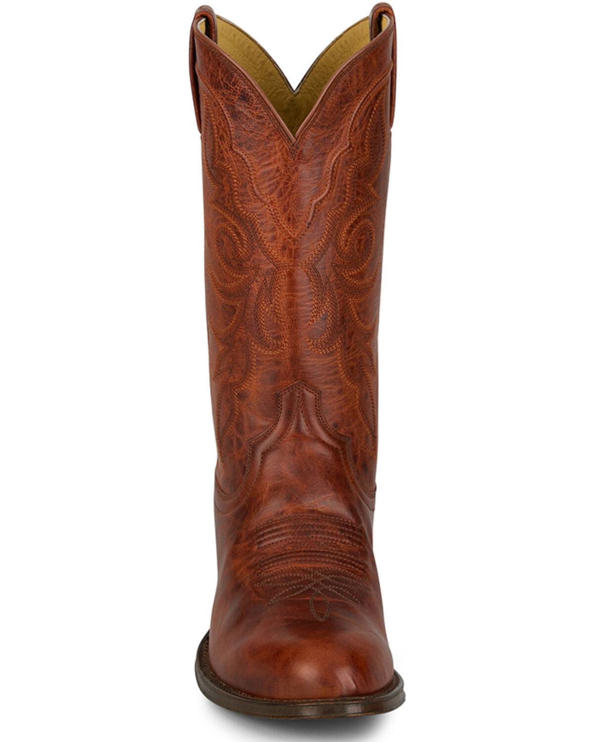 Image #4 - Tony Lama Men's Marco Western Boots - Round Toe, Cognac, hi-res