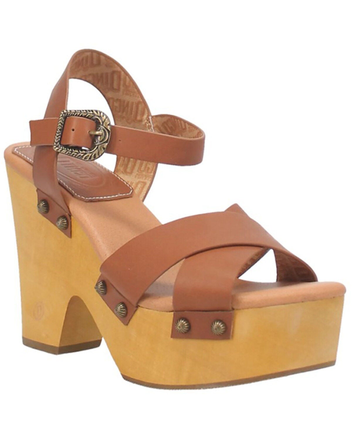 Dingo Women's Woodstock Sandals, Tan, hi-res