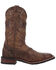 Laredo Men's Arlo Bucklace Fancy Sidewinder Western Boots - Broad Square Toe , Brown, hi-res